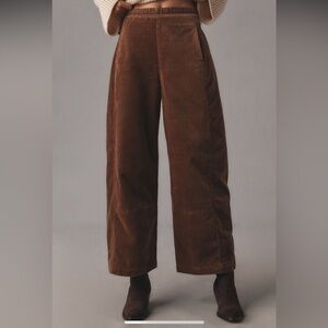 Anthropologie Pilcro The Izzie corduroy barrel pants XL